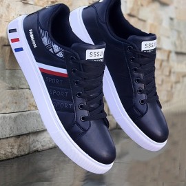 Hot New Men's Skate Shoes Trendy Sneaker Men's Trendy Lace Up White Shoes Outdoor Walking Shoes