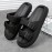 Men's Fashion Slides, Casual Non Slip Slippers, Open Toe Shoes With Buckles Deco For Indoor Outdoor Walking, Beach Shoes For Spring And Summer