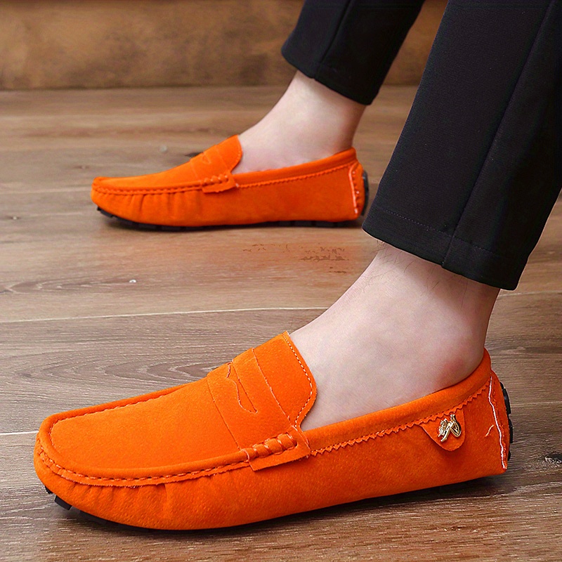 mens moccasins penny loafer shoes driving shoes comfy non slip slip on shoes mens footwear all seasons details 38