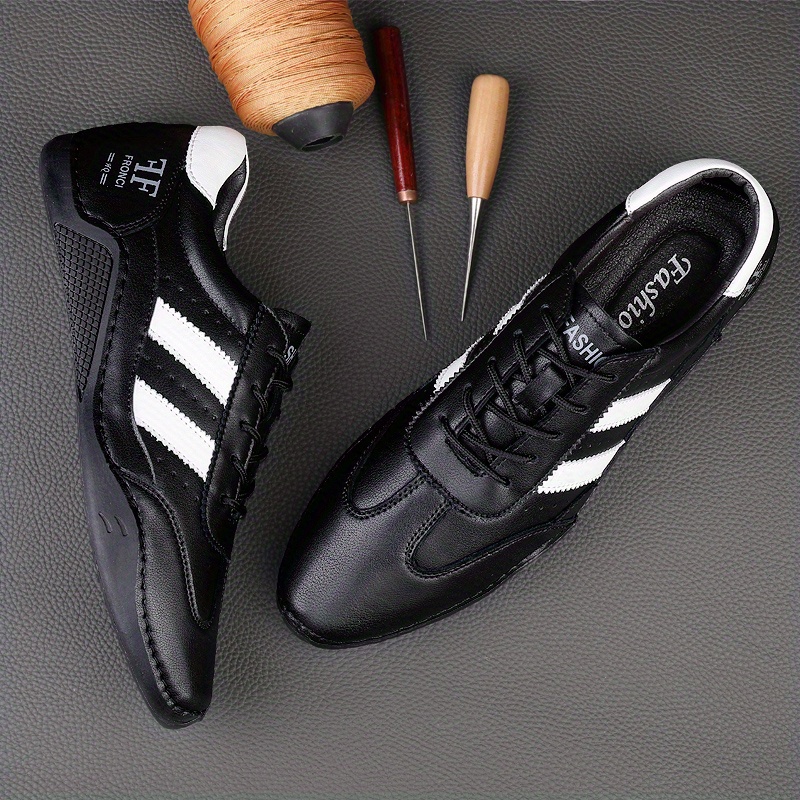 mens trendy breathable lace up lightweight casual walking shoes for daily wear with assorted colors details 1